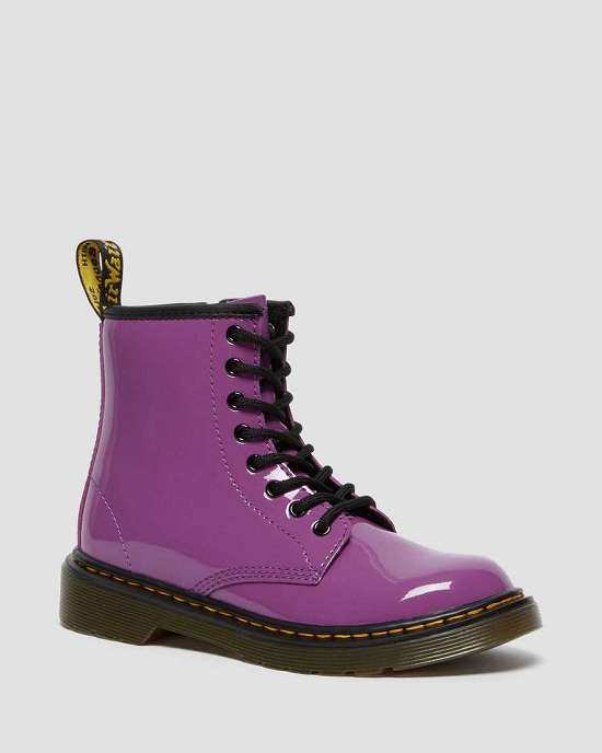 Botines Dr. Martens 1460 Patent Niña Morados MX-85923